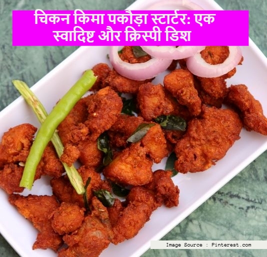 चिकन किमा पकौड़ा स्टार्टर